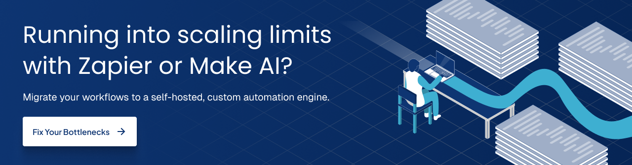 custom workflow automation engine for scaling Zapier and Make AI workflows
